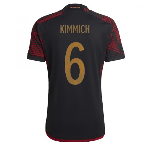 Niemcy Joshua Kimmich #6 Koszulka Wyjazdowych MŚ 2022 Krótki Rękaw